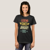 Legend seit Januar 1985 T-Shirt (Vorne ganz)