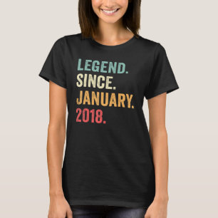 Legend Seit Januar 2018 5. Geburtstag 5 Jahre T-Shirt