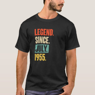Legend Seit Juli 1955 67 Jahre alt 67. Geburtstag T-Shirt