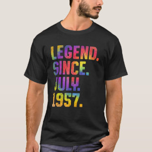 Legend Seit Juli 1957 66 Jahre alt 66. Geburtstag T-Shirt