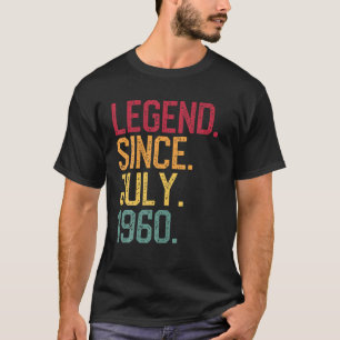 Legend Seit Juli 1960 60. Geburtstagsgeschenk 60 J T-Shirt