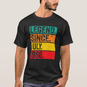 Legend Seit Juli 1998 24 Jahre alt 24 Jahre Geburt T-Shirt