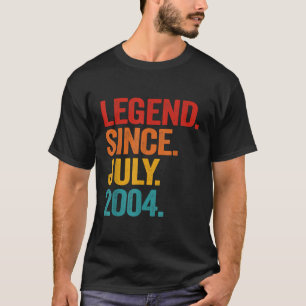 Legend Seit Juli 2004 18. Geburtstagsgeschenk 18 J T-Shirt