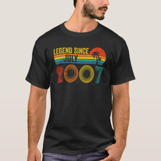Legend Seit Juli 2007 15. Geburtstag 15 Jahre T-Shirt