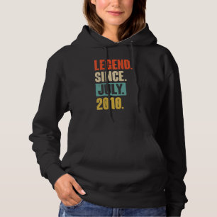 Legend Seit Juli 2010 12 Jahre alt 12. Geburtstag Hoodie