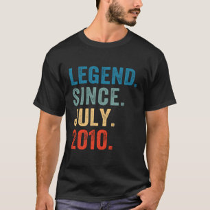Legend Seit Juli 2010 13. Geburtstagskind Geschenk T-Shirt