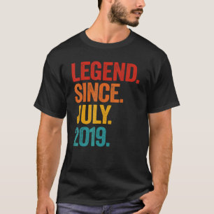 Legend Seit Juli 2019 3. Geburtstag 3 Jahre alt B T-Shirt