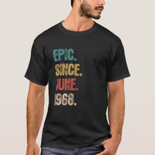 Legend Seit Juni 1968 54 Jahre 54 Geburtstag T-Shirt