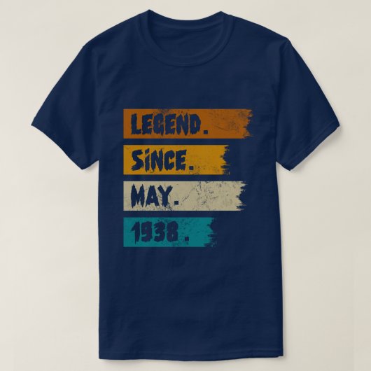 Legend Seit Mai 1938 T-Shirt (Design vorne)