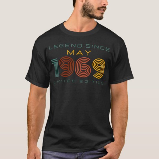Legend seit Mai 1969, Limited Edition T-Shirt (Vorderseite)