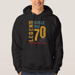 Legend seit Mai 1970 für 52 Jahre alt 52. Geburtst Hoodie