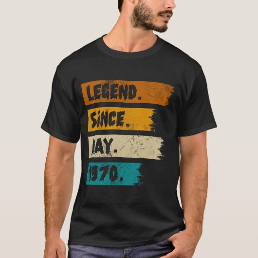 Legend Seit Mai 1970 T-Shirt (Vorderseite)