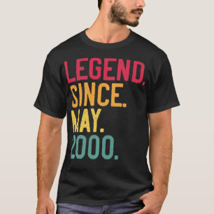 Legend Seit Mai 2000 22. Geburtstagsgeschenk 22 Ja T-Shirt
