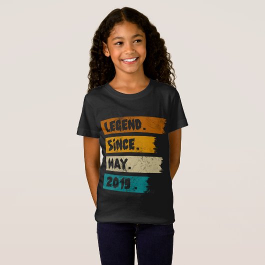 Legend Seit Mai 2019 T-Shirt (Vorne ganz)