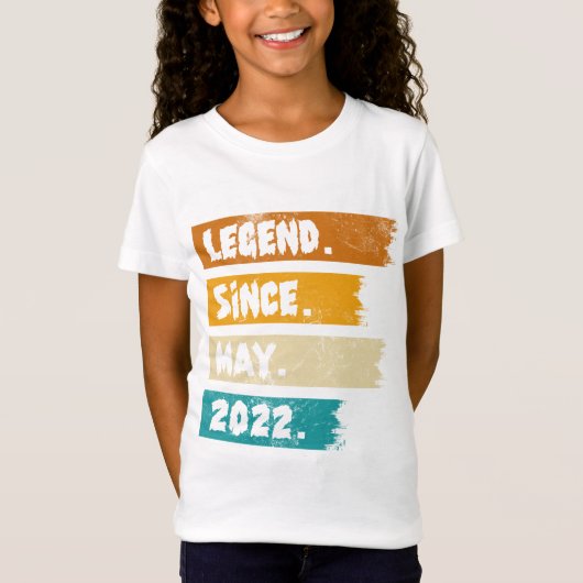 Legend Seit Mai 2022 T-Shirt (Vorderseite)