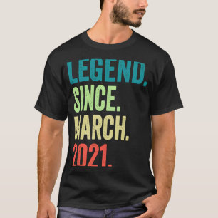 Legend Seit März 2021 Boy Girl 2 Jahre alt 2. B T-Shirt