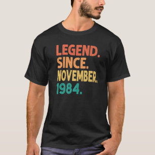 Legend Seit November 1984 38. Geburtstag Retro 38 T-Shirt