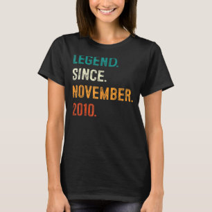 Legend Seit November 2010 12. Geburtstag 12 Jahre T-Shirt