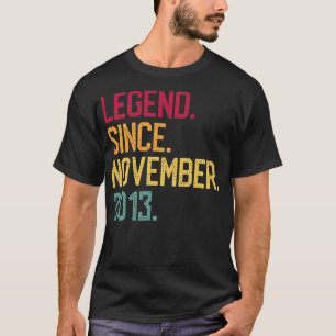 Legend Seit November 2013 9. Geburtstagsgeschenk 9 T-Shirt