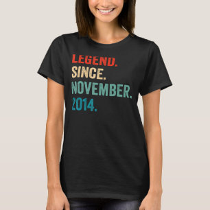 Legend Seit November 2014 8. Geburtstag 8 Jahre T-Shirt
