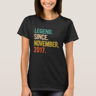 Legend Seit November 2017 5. Geburtstag 5 Jahre T-Shirt