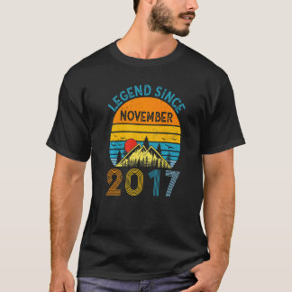 Legend Seit November 2017 5. Geburtstag 5 Jahre T-Shirt