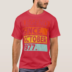 Legend Seit Oktober 1977 45. Geburtstag 45 Jahre T-Shirt