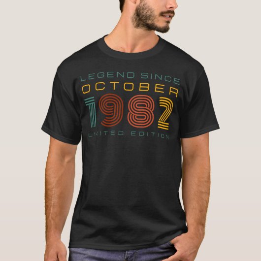 Legend Seit Oktober 1982, Limited Edition Men's T-Shirt (Vorderseite)