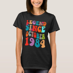 Legend Seit Oktober 1984 Vintager Geburtstag Retro T-Shirt