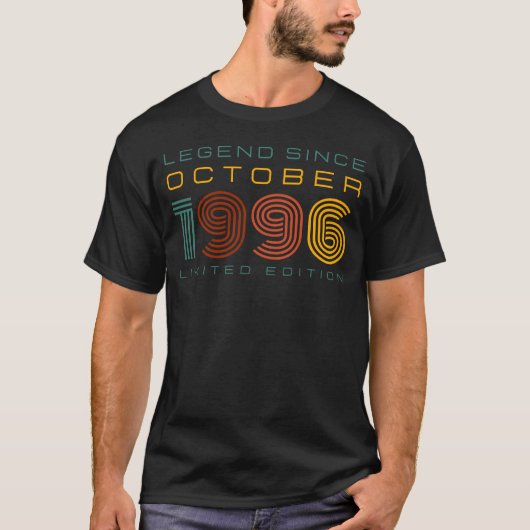 Legend Seit Oktober 1996, Limited Edition Men's T-Shirt (Vorderseite)