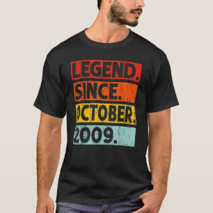 Legend Seit Oktober 2009 13. Geburtstag 13 Jahre T-Shirt