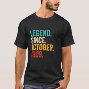 Legend Seit Oktober 2009 13. Geburtstag 13 Jahre T-Shirt