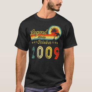 Legend Seit Oktober 2009 13 Jahre alt 13. Geburtst T-Shirt