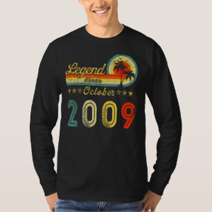 Legend Seit Oktober 2009 13 Jahre alt 13. Geburtst T-Shirt