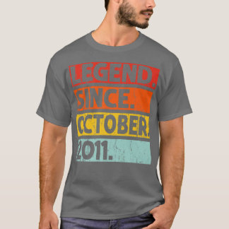 Legend Seit Oktober 2011 11. Geburtstag 11 Jahre T-Shirt