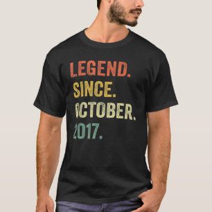 Legend Seit Oktober 2017 5. Geburtstag 5 Jahre T-Shirt