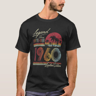 Legend Seit September 1960 60Geburtstagsgeschenk 6 T-Shirt