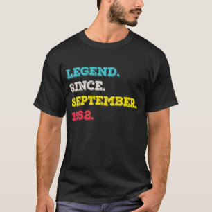 Legend Seit September 1962 60. Geburtstag 60 Jahre T-Shirt