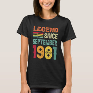 Legend Seit September 1981 41. Geburtstag 41 Jahre T-Shirt