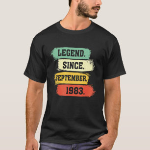 Legend Seit September 1983/2013 Glückwunsch Geburt T-Shirt