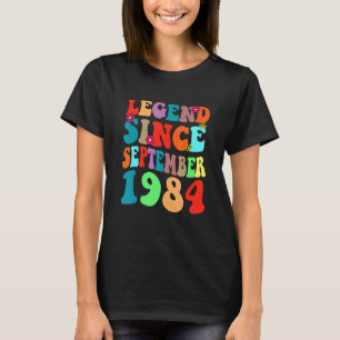 Legend Seit September 1984 Vintager Geburtstag Ret T-Shirt