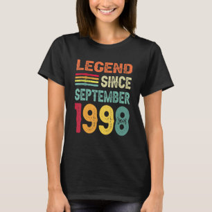 Legend Seit September 1998 24. Geburtstag 24 Jahre T-Shirt