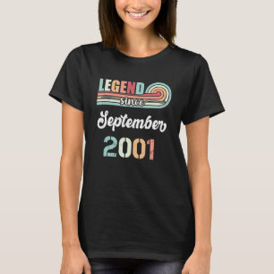 Legend Seit September 2001 21 Jahre alt Vintag B T-Shirt