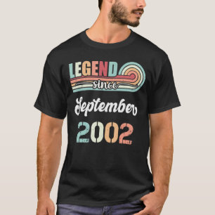 Legend Seit September 2002 20 Jahre alt Vintag B T-Shirt