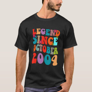 Legend Seit September 2004 Vintager Geburtstag Ret T-Shirt