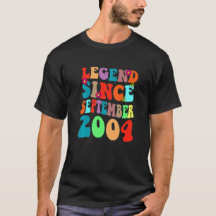 Legend Seit September 2004 Vintager Geburtstag Ret T-Shirt
