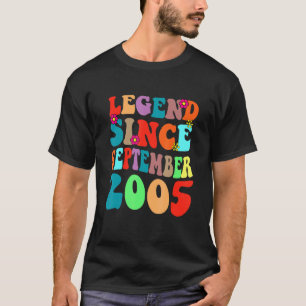 Legend Seit September 2005 Vintager Geburtstag Ret T-Shirt