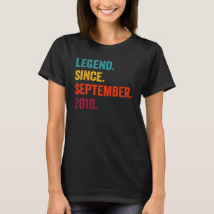 Legend Seit September 2010 12. Geburtstag 12 Jahr T-Shirt
