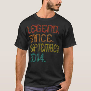 Legend Seit September 2014 8 Jahre alte Geschenke T-Shirt