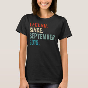 Legend Seit September 2015 7. Geburtstag 7 Jahre T-Shirt